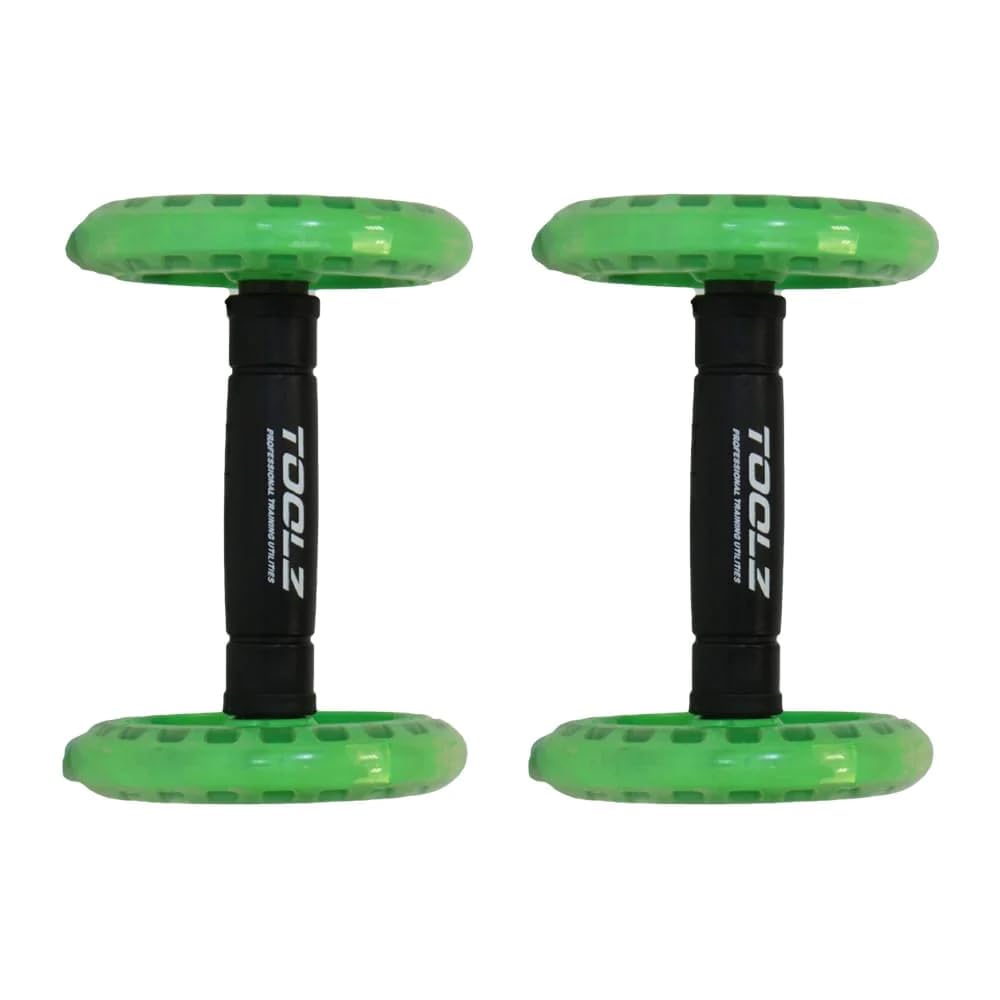 Bauchroller AB Roller Doppelrad Anti-Rutsch-Griffe Toolz
