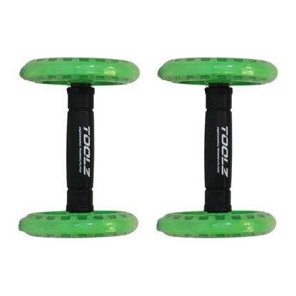 Bauchroller AB Roller Doppelrad Anti-Rutsch-Griffe Toolz
