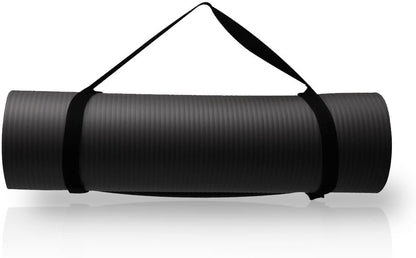 Fitnessmatte Yogamatte 4 Größen - Rutschfest SGS-geprüft mit Tragegurt