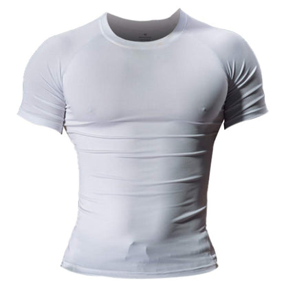 Kompressions Langarmshirt Herren - Fitness Funktionsshirt Eng