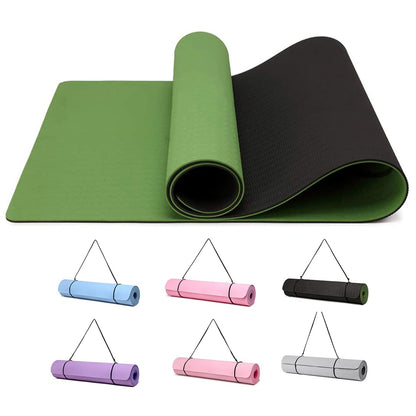Good Nite Gymnastikmatte Yogamatte Fitnessmatte Rutschfest Trainingsmatte Sport Turn Matten Pilates Matte Bodenturnmatte Mit Tragegurt 183 x 61 x 0.6 cm