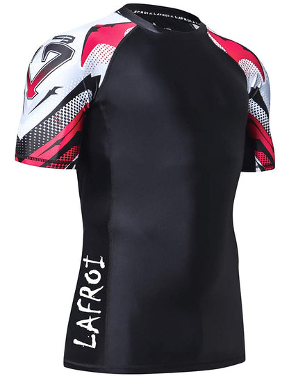 UV-Schutz Shirt Herren UPF 50+ - Rashguard Kurzarm Kompression