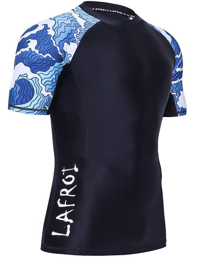 UV-Schutz Shirt Herren UPF 50+ - Rashguard Kurzarm Kompression