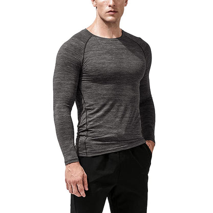 Herren Fitness Langarmshirt mit Kompressionseffekt
