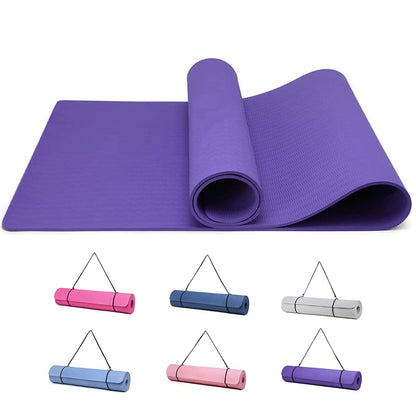 Good Nite Gymnastikmatte Yogamatte Fitnessmatte Rutschfest Trainingsmatte Sport Turn Matten Pilates Matte Bodenturnmatte Mit Tragegurt 183 x 61 x 0.6 cm