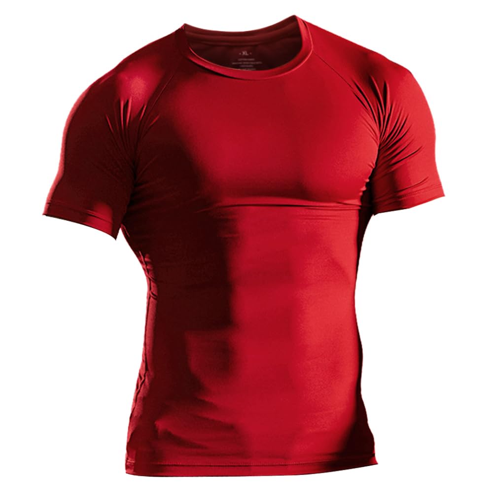 Kompressions Langarmshirt Herren - Fitness Funktionsshirt Eng