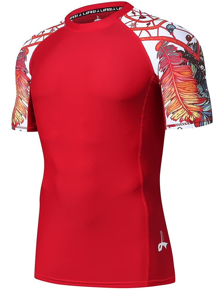 UV-Schutz Shirt Herren UPF 50+ - Rashguard Kurzarm Kompression