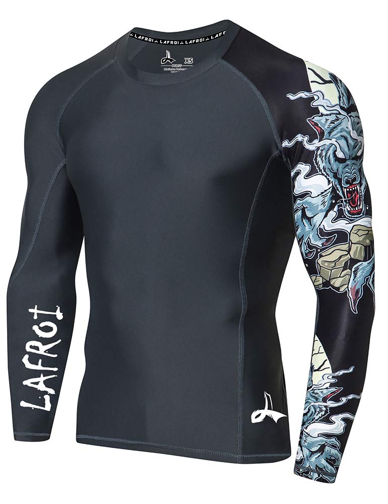 UV-Schutz Langarmshirt Herren UPF 50+ - Rashguard Kompression