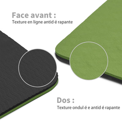 Good Nite Gymnastikmatte Yogamatte Fitnessmatte Rutschfest Trainingsmatte Sport Turn Matten Pilates Matte Bodenturnmatte Mit Tragegurt 183 x 61 x 0.6 cm