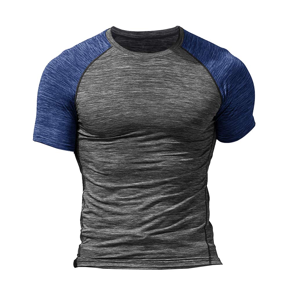 Kompressions Langarmshirt Herren - Fitness Funktionsshirt Eng
