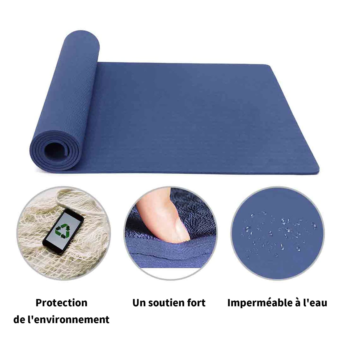 Good Nite Gymnastikmatte Yogamatte Fitnessmatte Rutschfest Trainingsmatte Sport Turn Matten Pilates Matte Bodenturnmatte Mit Tragegurt 183 x 61 x 0.6 cm