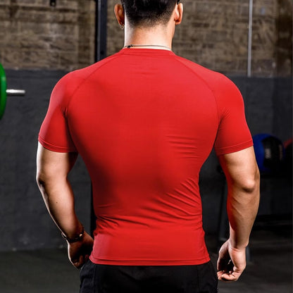 Kompressions Langarmshirt Herren - Fitness Funktionsshirt Eng