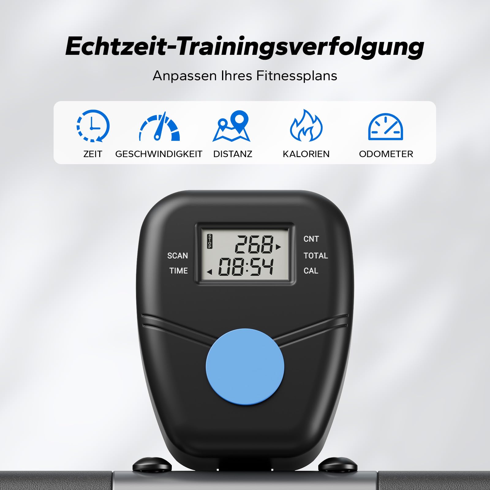 Squat Rudergerät Merach klappbar platzsparend
