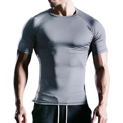 Kompressions Langarmshirt Herren - Fitness Funktionsshirt Eng