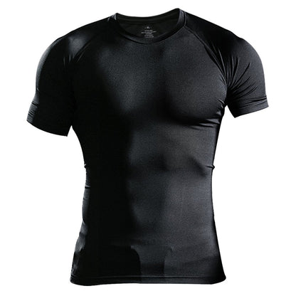 Kompressions Langarmshirt Herren - Fitness Funktionsshirt Eng