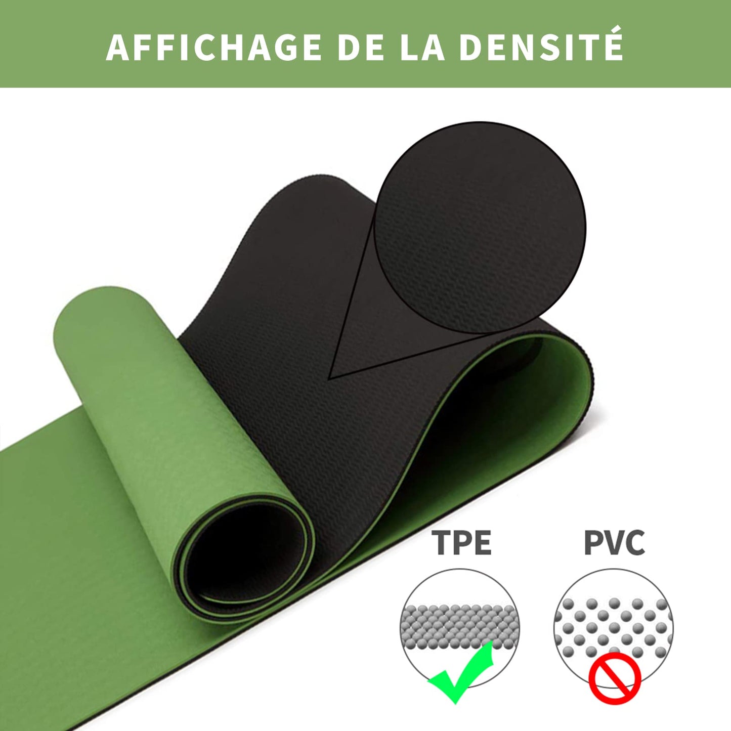 Good Nite Gymnastikmatte Yogamatte Fitnessmatte Rutschfest Trainingsmatte Sport Turn Matten Pilates Matte Bodenturnmatte Mit Tragegurt 183 x 61 x 0.6 cm