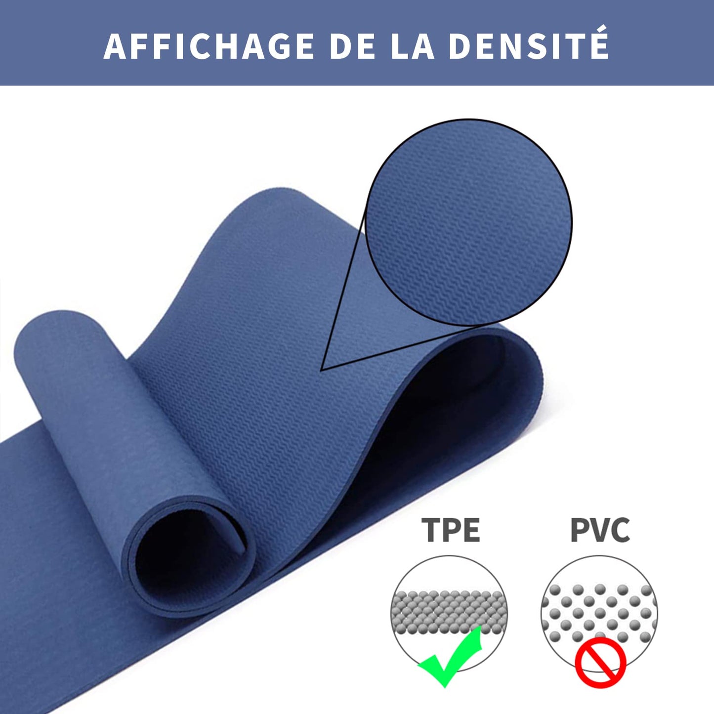 Good Nite Gymnastikmatte Yogamatte Fitnessmatte Rutschfest Trainingsmatte Sport Turn Matten Pilates Matte Bodenturnmatte Mit Tragegurt 183 x 61 x 0.6 cm