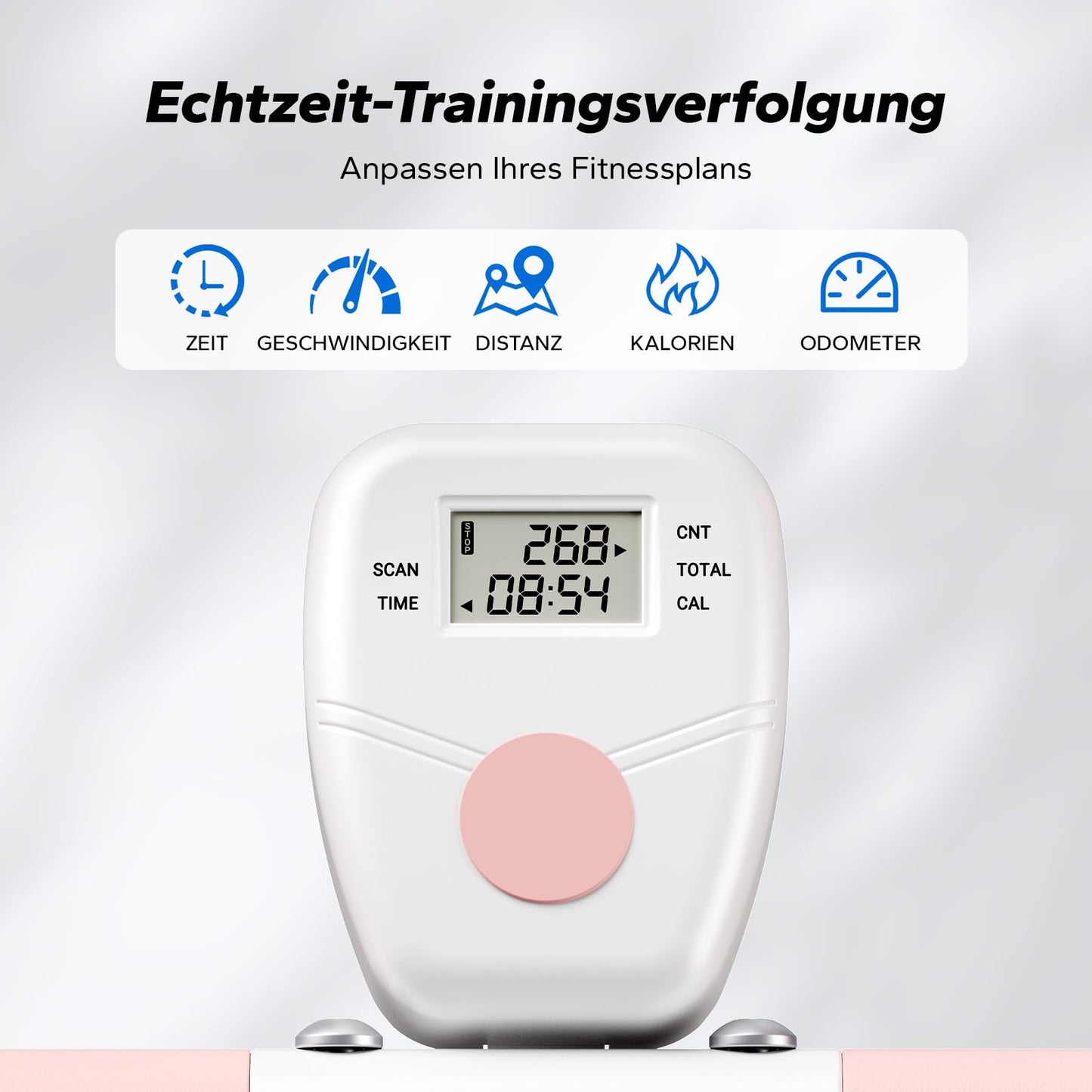 Squat Rudergerät 2-in-1 Klappbar - Gesäß Bein Training bis 160kg