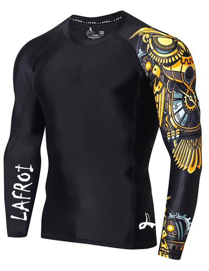 UV-Schutz Langarmshirt Herren UPF 50+ - Rashguard Kompression
