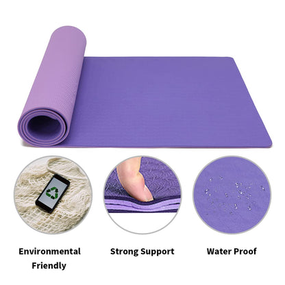 Good Nite Gymnastikmatte Yogamatte Fitnessmatte Rutschfest Trainingsmatte Sport Turn Matten Pilates Matte Bodenturnmatte Mit Tragegurt 183 x 61 x 0.6 cm