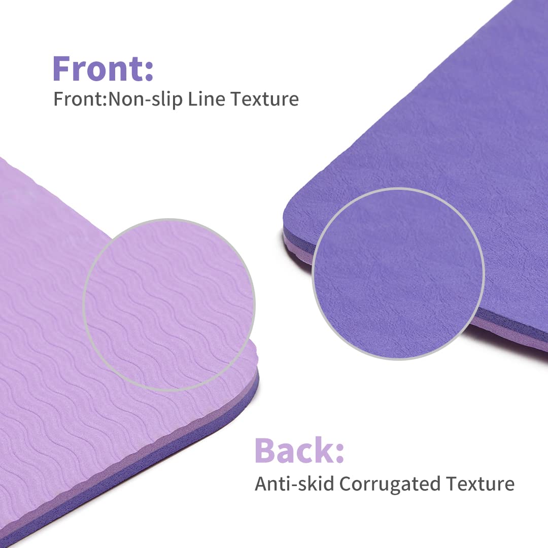 Good Nite Gymnastikmatte Yogamatte Fitnessmatte Rutschfest Trainingsmatte Sport Turn Matten Pilates Matte Bodenturnmatte Mit Tragegurt 183 x 61 x 0.6 cm