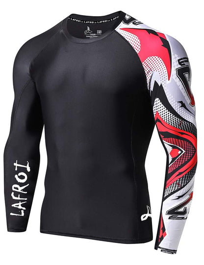 UV-Schutz Langarmshirt Herren UPF 50+ - Rashguard Kompression