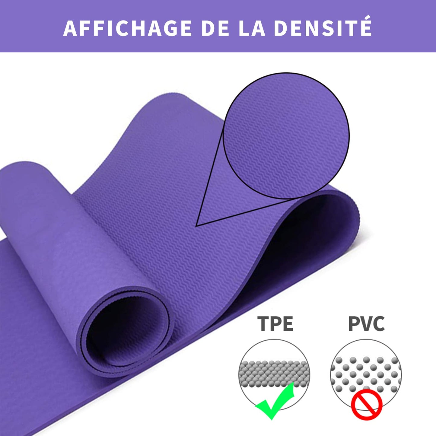 Good Nite Gymnastikmatte Yogamatte Fitnessmatte Rutschfest Trainingsmatte Sport Turn Matten Pilates Matte Bodenturnmatte Mit Tragegurt 183 x 61 x 0.6 cm