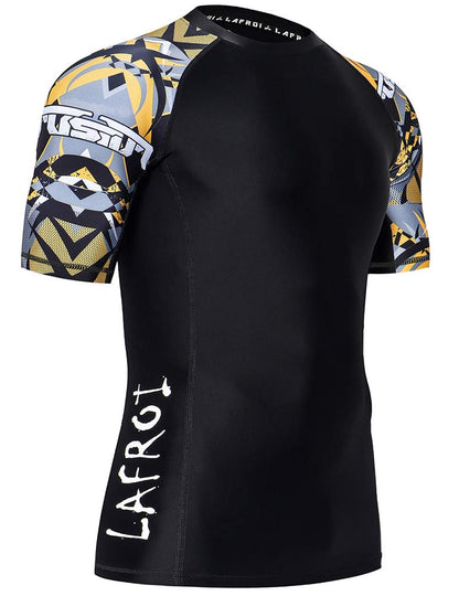 UV-Schutz Shirt Herren UPF 50+ - Rashguard Kurzarm Kompression