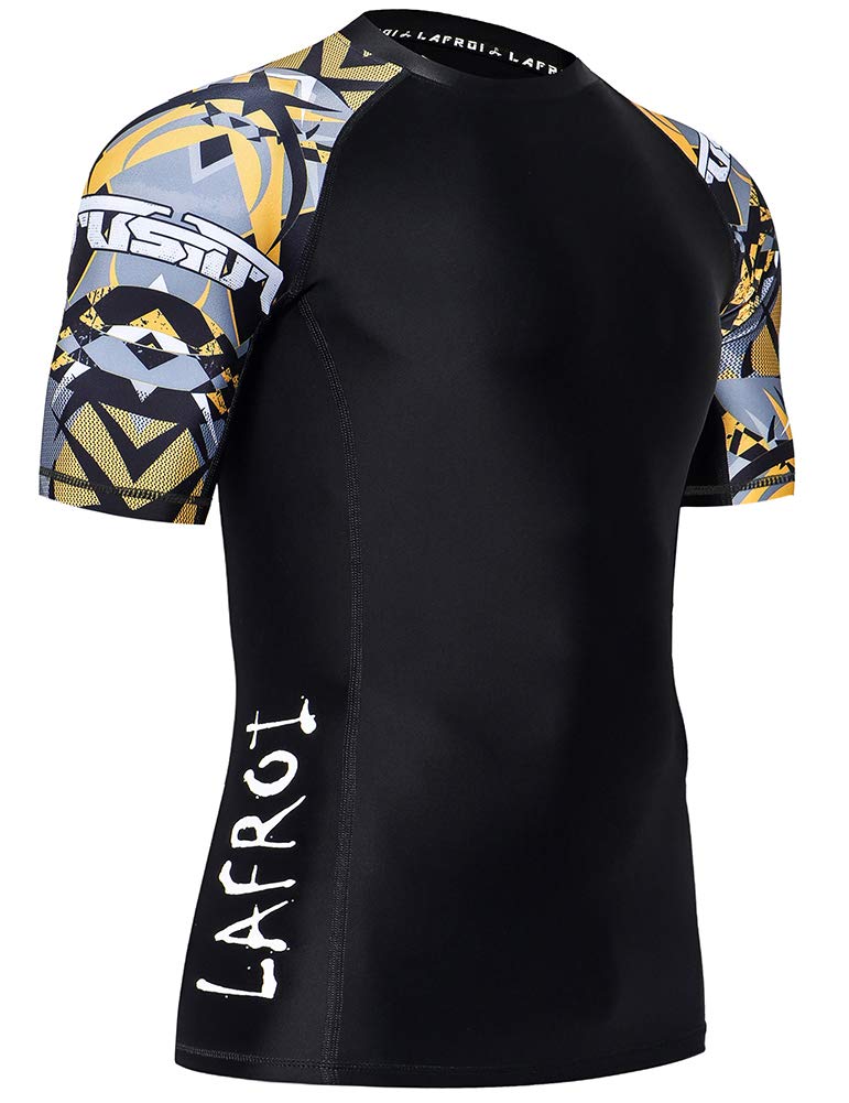 UV-Schutz Shirt Herren UPF 50+ - Rashguard Kurzarm Kompression