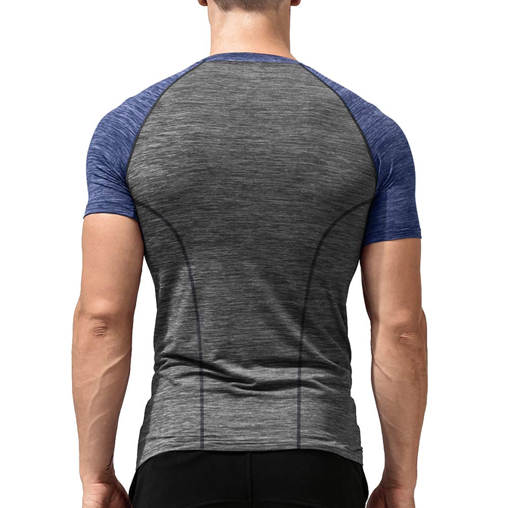 Kompressions Langarmshirt Herren - Fitness Funktionsshirt Eng