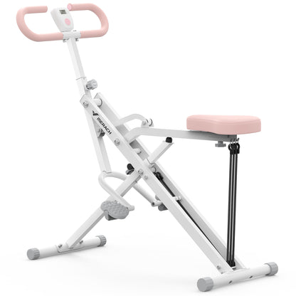 2-in-1 Squat Gerät Rudergerät für Gesäß Bein Training
