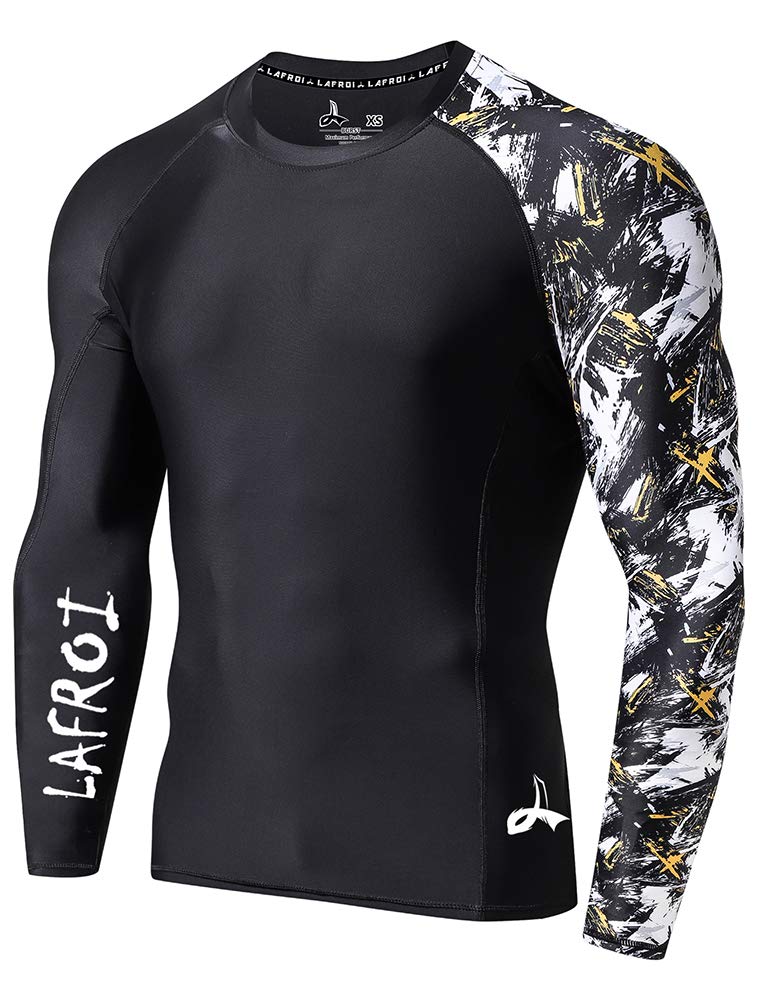 Herren Rashguard Langarm UV-Schutz Wassersport
