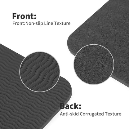 Good Nite Gymnastikmatte Yogamatte Fitnessmatte Rutschfest Trainingsmatte Sport Turn Matten Pilates Matte Bodenturnmatte Mit Tragegurt 183 x 61 x 0.6 cm