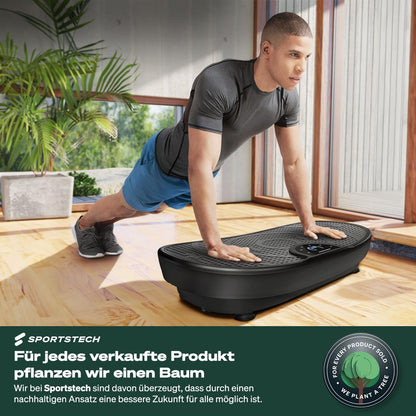 Vibrationsplatte Sportstech VP250 - 180 Stufen Bluetooth bis 120kg