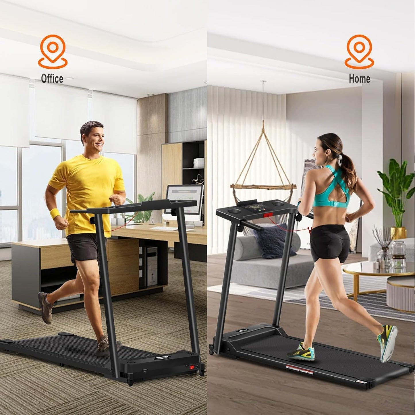 Laufband Klappbar 3,0 PS bis 10 km/h - LED Display bis 136kg