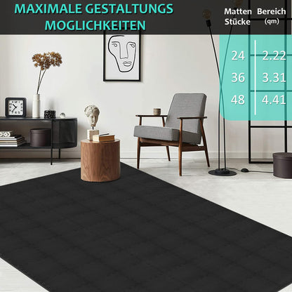 Bodenschutzmatten Fitness Puzzlematten 31x31cm - EVA Schutzmatte