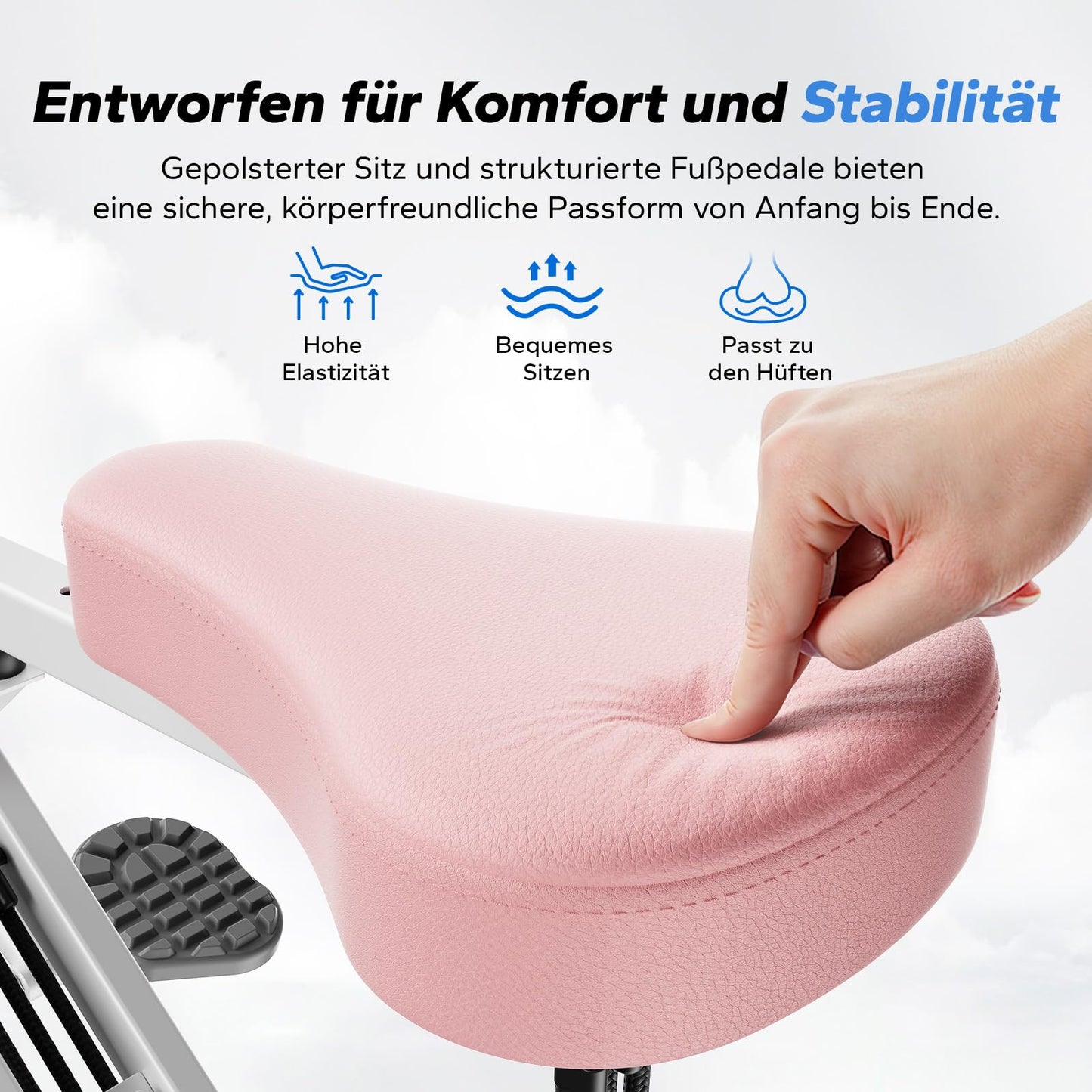 Squat Rudergerät 2-in-1 Klappbar - Gesäß Bein Training bis 160kg