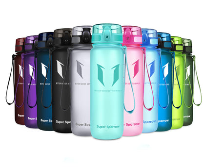 Trinkflasche Tritan BPA-frei - 4 Größen 350-1000ml Auslaufsicher