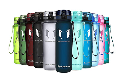 Trinkflasche Tritan BPA-frei - 4 Größen 350-1000ml Auslaufsicher