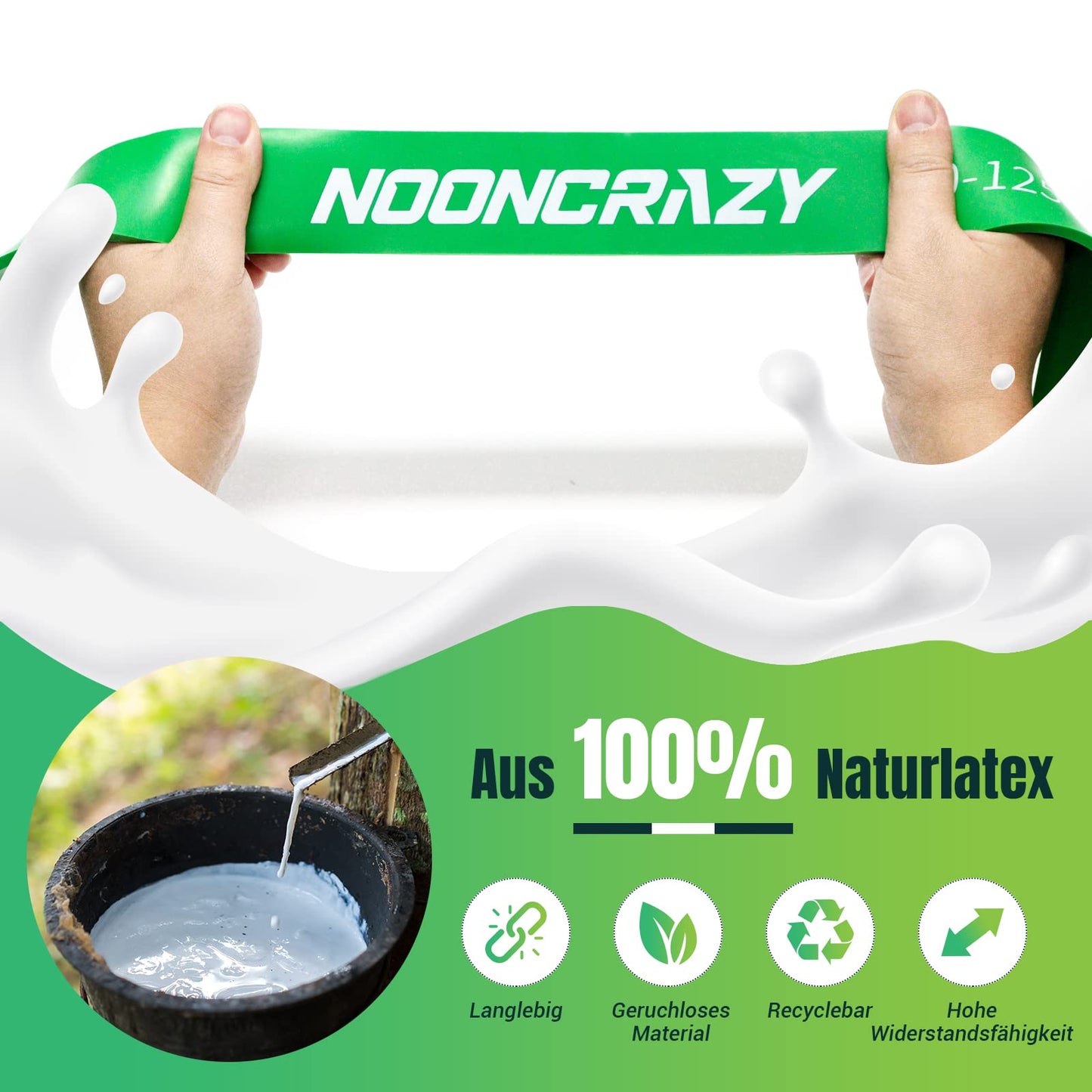 Widerstandsbänder 4 Stufen Set - mit Türanker & Griffen Fitnessbänder