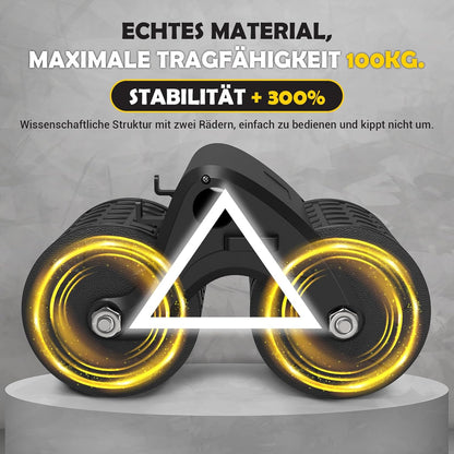 Bauchmuskeltrainer AB Roller mit Kniematte 38x20cm

