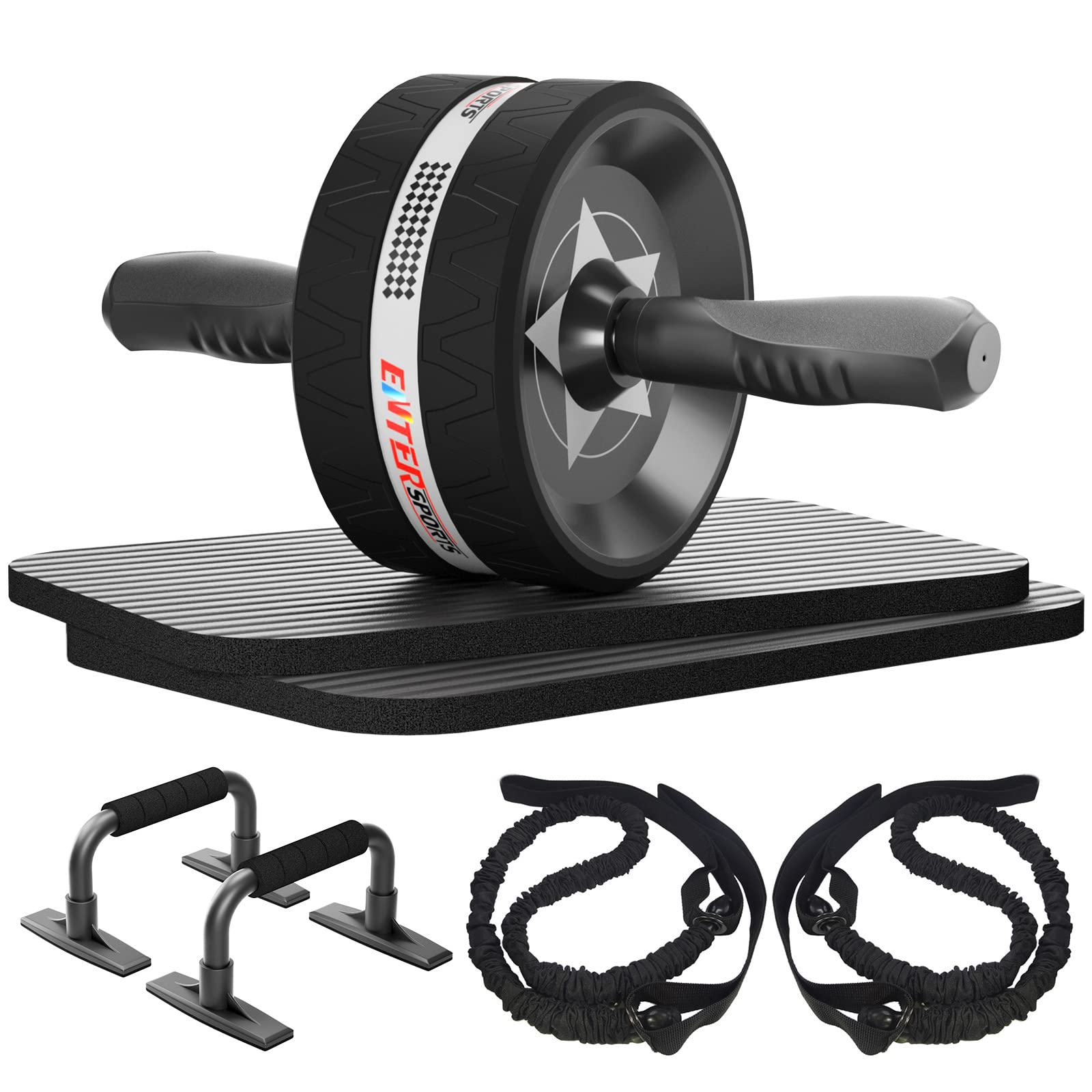 6-in-1 Bauchmuskeltrainer Set EnterSports Ganzkörpertraining
