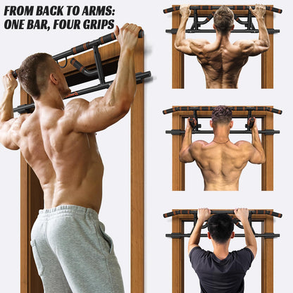 Türrahmen Klimmzugstange einfache Montage ohne Bohren
