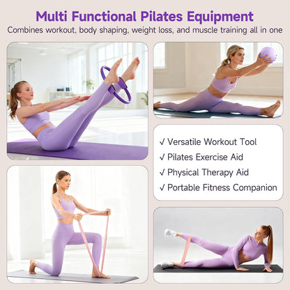 Pilates Set Heimtraining mit Ball Luftpumpe Anleitung

