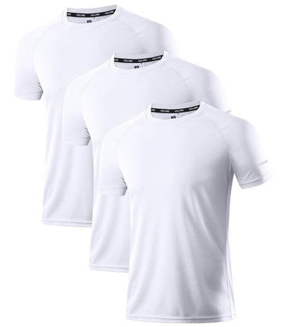 Sport T-Shirt Herren 3er/5er Pack - Atmungsaktiv & Schnelltrocknend