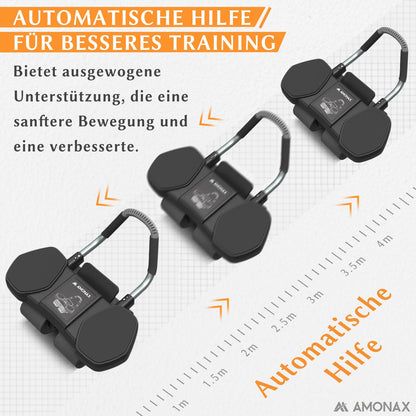 Bauchmuskeltrainer AB Roller 2-in-1 mit Kniematte - bis 150kg