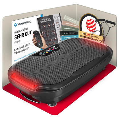 Sportstech VP250 Vibrationsplatte Ganzkörpertraining Heimtraining
