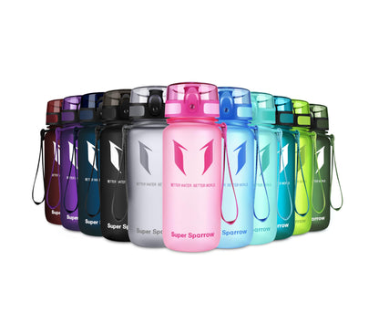 Trinkflasche Tritan BPA-frei - 4 Größen 350-1000ml Auslaufsicher