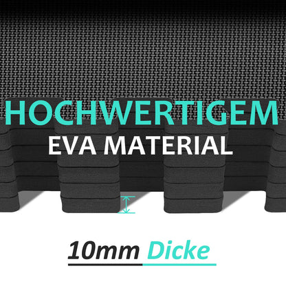 Bodenschutzmatten Fitness Puzzlematten 31x31cm - EVA Schutzmatte