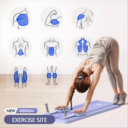 Klappbares Pilates Board Timer Funktion Heimtraining
